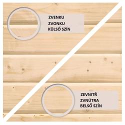 dřevěný domek KARIBU DANA (23485) natur
