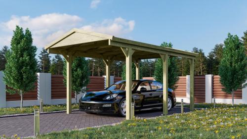 carport KARIBU SATTELDACH 1 43468
