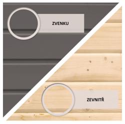 dřevěná garáž KARIBU FAHRRADGARAGE (38646) šedá